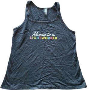 Mama to a Lightworker Loose Fit Tank Top - Size Medium